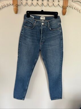 Agolde Women's Light Wash High-Rise Jeans